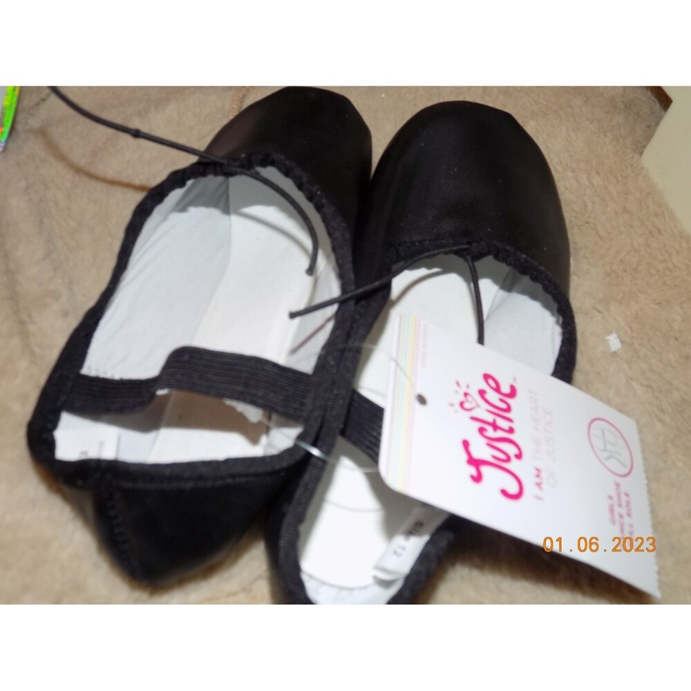 New Justice girls dance shoes size 12